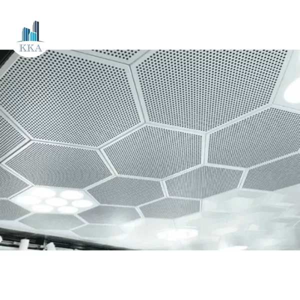 Trần Nhôm Lục Giác Hexagon 3