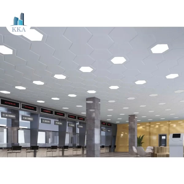 Trần Nhôm Lục Giác Hexagon 4